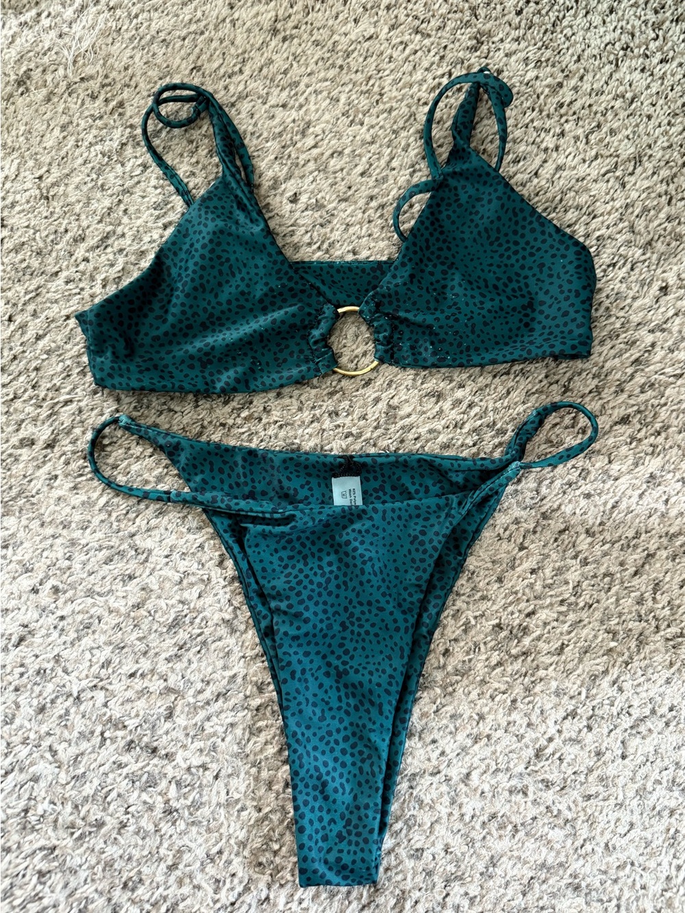 green dalmatian bikini